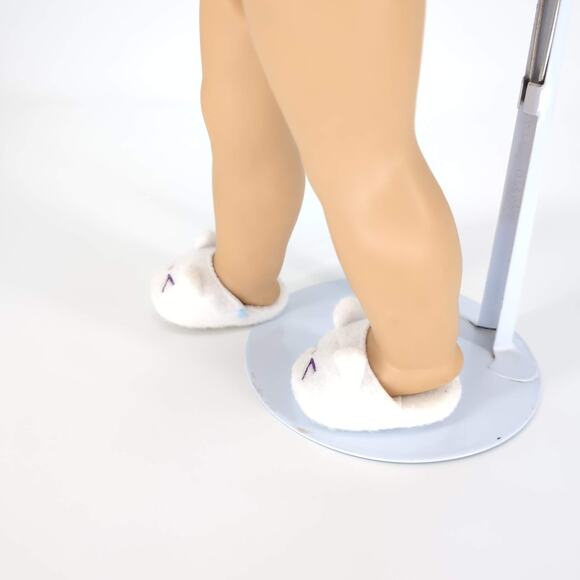 Battat White Kitten Slippers for 18 Inch Dolls - Good Used Condition - Picture 4 of 14